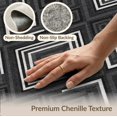 thumbnail image 6 of ODIKA 8'x10' Washable Area Rug Durable, Non-Slip Geometric Interlocking Shapes Symmetrical Grey Abstract Alfombras for Living Room, Under Sectional, Family, 6 of 7