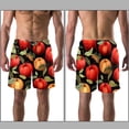 thumbnail image 3 of luoweisi Men's Beach Shorts Quick Dry Swim Trunks with Mesh Lining Fruit XL, 3 of 5