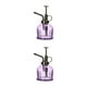 thumbnail image 4 of Monstrate Regadera de flores Distribución uniforme del agua para plantas saludables Regadera pequeña Botella de spray de vidrio púrpura púrpura 2Conjunto, 4 of 6