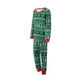 thumbnail image 3 of Aunavey Family Matching Christmas Pajamas Xmas Tree Jammies Clothes Sleepwear Long Sleeve Pjs, 3 of 8