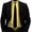 Tie - Yellow, variant on Light Up Neckties Bowties Suspenders LED Party Supplies Glow in the Dark Adjustable for Women and Men Parties