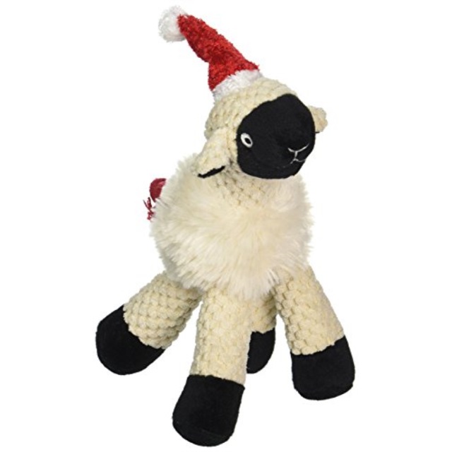 pet lou christmas holiday long legged sheep lamb plush dog toy 9