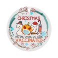 thumbnail image 1 of Navidad Navidad redondo colgante de madera colgante árbol de Navidad ornamento decoración navideña regalos ANGGREK Otros, 1 of 6