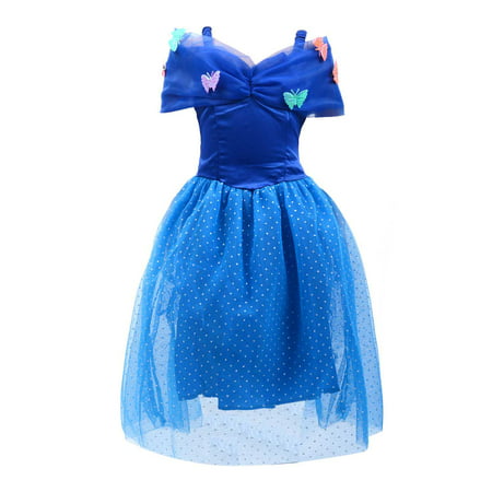 Princess Cinderella Party Costume Dress（2-3years)