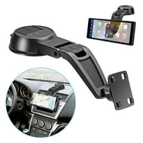 EEEkit Suction Cup Car Mount, Adjustable Dashboard Holder fit for 7–10.26 Inch Portable CarPlay Displays