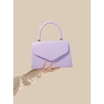 thumbnail image 4 of Women's Elegant Top Handle Handbag, Pebbled PU Leather Satchel Purse, Structured Shoulder Bag for Work, Party & Daily Use, 4 of 8