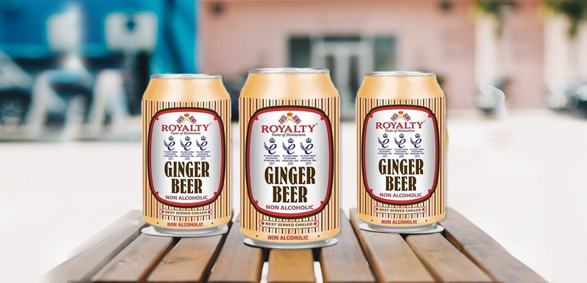 Royalty Non Alcoholic Ginger Beer 330ml (Pack of 6)