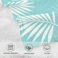 thumbnail image 4 of Dreamtimes 16x28 Inch Face Hand Towel Set Tropical Palm Leaf Mint Green Cotton Washcloths, Quick-Dry Highly Absorbent Bath Towels 2 Pcs for Bathroom Ktichen Travel SPA Gym, 4 of 7