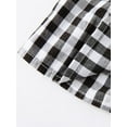 thumbnail image 5 of Bagilaanoe Toddler Baby Girl Fall Dress Plaid Long Sleeve A-line Dresses Headband 6M 12M 18M 24M 3T Infant Casual Swing Sundress, 5 of 9