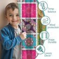 thumbnail image 3 of Blackout Kids Curtains,Boho Bohemia Flower Childrens Insulated Curtains Set Of 2,Bedroom Essentials,Toddler Room Decor 52"x63"(132x160cm), 3 of 4