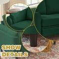 thumbnail image 6 of Pingliang Home Convertible L Shaped Sectional Sofa Couch with Reversible Chaise and Loveseat,3 Seater Modern Sofa with Storage Ottoman for Living Room Home Apartment Studio Office,Green, 6 of 7