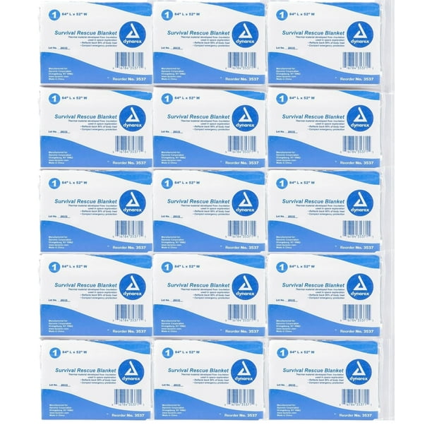 Emergency Mylar Thermal Blankets Space Blanket Survival Kit Camping