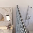thumbnail image 4 of Satin Nickel Classic Adjustable Tension Shower Rod, No Drill, Expandable 42-73 in., 4 of 7