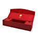thumbnail image 3 of Dex Protection The Game Chest â€“ Storage for 360+ Single Sleeved Cards | Dual Side Accessory Compartments | Wood Construction with Suede Interior (Red), 3 of 10