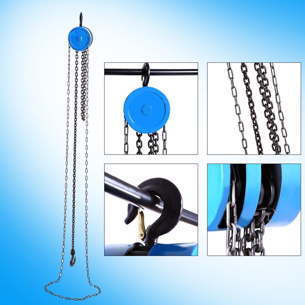 Ccdes Pulley Lifting,1pc Pulley Chain Block Chain Hoist Cable Hand
