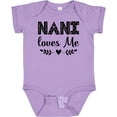 thumbnail image 3 of Inktastic Nani Loves Me Baby Clothes Girls Baby Bodysuit, 3 of 5