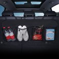 thumbnail image 4 of sweethay Bolsa organizadora para coche, bolsa de almacenamiento trasera para silla de vehículo, bolsa organizadora de tela Oxford para maletero trasero Ventana automotriz negro párrafo ordinario sweethay VI000471-02, 4 of 6