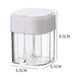 thumbnail image 4 of Btafrte Contenedor Especias 4 en 1 Botellas Condimento Kit Especias para Acampar (blanco), 4 of 8