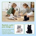 thumbnail image 3 of MorisMos 6 Pack Bulk Wolf Stuffed Animal Set, Cute Stuffed Wolf Toys with Multi-Pose, 3 of 6