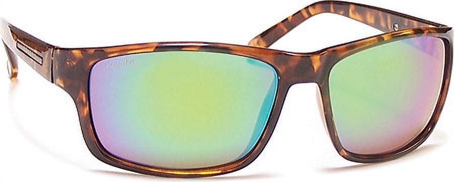 Coyote Eyewear 680562039757 Drifter Polarized Street & Sport Sunglasses&#44; Tortoise & Green Mirror - image 2 of 2
