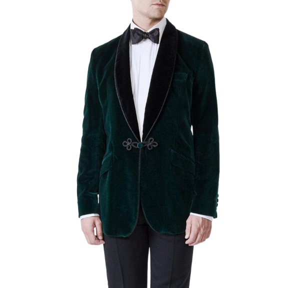 Men's Velvet Blazer Shawl Lapel Velour Suit Jacket Tuxedo Jackets for Wedding Prom Party Dinner & All Ocasion