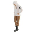 thumbnail image 1 of MERIGLARE 1:64 S Scale Hand Painted Model Greeting Classic Men Figure Table Decor White White Hoodie, 1 of 6