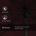 thumbnail image 3 of California Umbrella 9' Patio Umbrella in Burgundy, 3 of 5