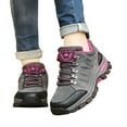 thumbnail image 1 of Chaussures de Randonnée pour Femmes Sports de Plein Air Antidérapantes à Lacets Course sur Sentier Randonnée Espadrilles Mode pour Escalade Alpinisme, 1 of 9