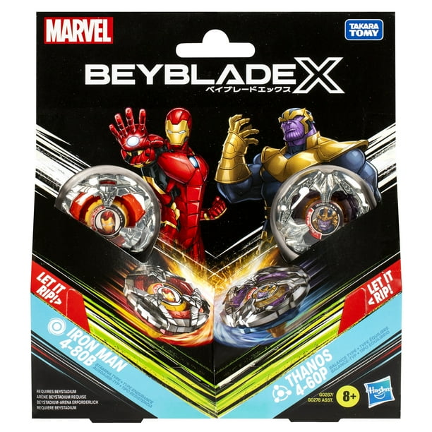 MARVEL BEYBLADEアイアンマンとサノスセットベイブレードアメリカ限定 Beyblade X Marvel Iron Man vs. Thanos Multipack for Toy Stores