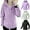 Purple, variant on Rain Jackets for Women, Waterproof Raincoat Lightweight Hiking Jackets Windproof Hooded Jacket with Pockets & Hood Windbreaker for Travel Outdoor