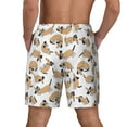 thumbnail image 4 of Daiia Dachshund Dog Puppy Mens Swim Trunks Swim Shorts Quick Dry Swim Shorts with Mesh Lining Pockets-Large, 4 of 9