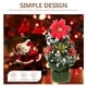 thumbnail image 2 of Adorno navideño de escritorio GOOHOCHY para árbol de Navidad, decoración de mesa para árbol de Navidad, decoración para fiestas navideñas, 2 of 8