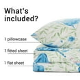 thumbnail image 3 of Hitime 4PC Deep Pocket Queen Sheet Set Fit 14", Breathable Microfiber Super Soft Queen Size Sheet Set, Luxury Hotel Style Home Decor Queen Bed Sheet Set, Gift for Women, Men, 3 of 8