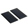 thumbnail image 2 of Yeacher 2PCS 0.3W 5V Solar Panel Polycrystalline Silicon Solar Cell DIY Waterproof Camping Portable Power, 2 of 8