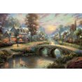thumbnail image 2 of Ceaco - 2000PC Assortment - Thomas Kinkade - Sunset On Lamplight Lane - 2000 Piece Jigsaw Puzzle, 2 of 2