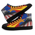thumbnail image 4 of Arizona State American High Top Canvas Shoes Sneakers Black Size 6, 4 of 7