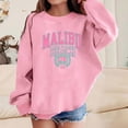 thumbnail image 2 of Hwmodou Toddler Girls Graphic Sweatshirts Kids Graphic Prints Sweatshirt Crewneck Long Sleeve Cute Drop Shoulder Pullover Tops Fashion Trendy Kids Street Sets,3-10Y, 2 of 4