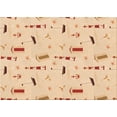 thumbnail image 1 of Ahgly Company Indoor Rectangle Patterned NavajoWhite Gold Area Rugs, 8' x 10', 1 of 6