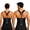 DARK BLACK, variant on Adjustable Posture Corrector Belt for Men and Women Back Support Brace for Spine Alignment, Pain Relief & Shoulder Correction