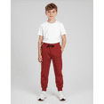 thumbnail image 4 of Real Essentials 3 Pack: Boys' Cotton Fleece Jogger Sweatpants - Active Athletic Youth Pants for Teens with Pockets, 4 of 6