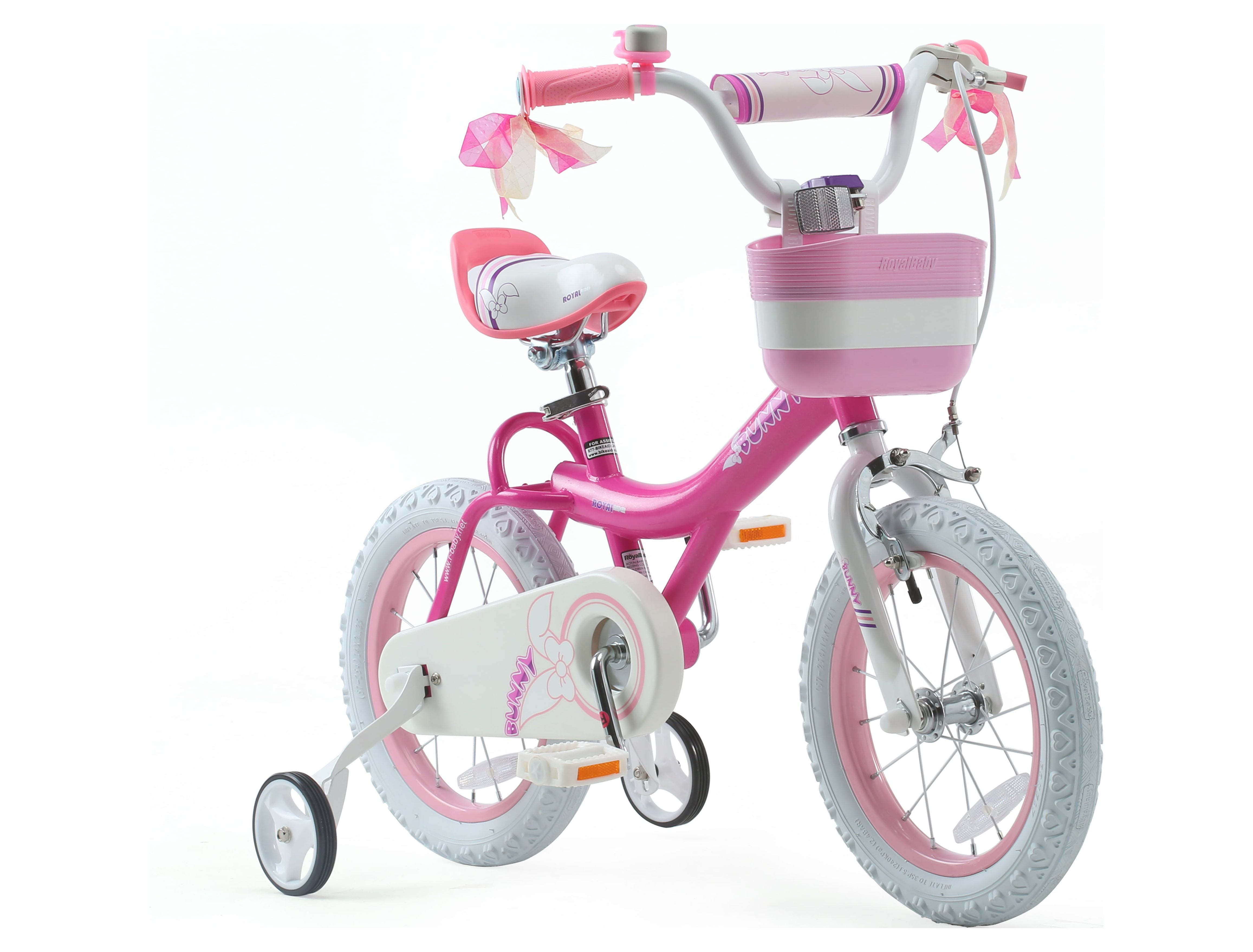 RoyalBaby Bunny 16 inch Girl's Bicycle Kids Bike for Girls Childrens Bicycle Fuchsia