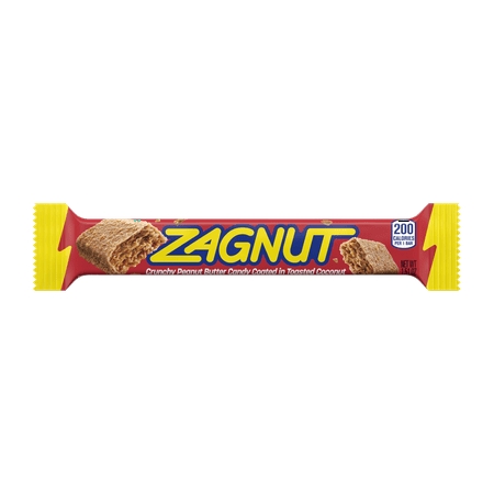 ZAGNUT Crunchy Peanut Butter with Toasted Coconut Candy Bar, 1.51 oz