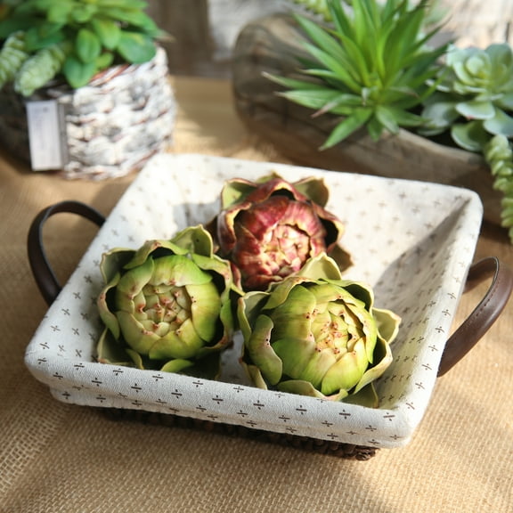 Faux Artichoke for Home Kitchen Decoration, Set of 3