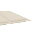 thumbnail image 5 of vidaXL Rocking Sun Lounger with Cushion Solid Teak Wood, 5 of 5