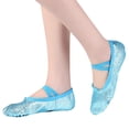 thumbnail image 2 of Ballet Pointe Shoes Girls Women Ribbon Ballerina Shoes with Toe Pads, 2 of 9