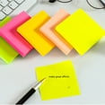 thumbnail image 3 of Sticky Notes ,Bright Colors Self-Stick Pads, Easy to Post for Home, Office, Notebook, 6 Pack, 3 of 5