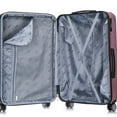 thumbnail image 5 of DUKAP Crypto 32" Hardside Lightweight Luggage with Spinner Wheels, Handle and Trolley, Rose Gold, 5 of 12