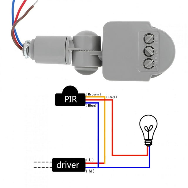 Interruptor de sensor BuyWeek sensor infrarrojo inteligente del cuerpo humano