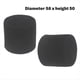 thumbnail image 2 of 2 Tapones de Esponja para Tubo de Puerto de Altavoz, Tubo Bass Reflex, Altavoz, Woofer, Ventilación, Fase de Graves, 58 X 50 mm, 2 of 5