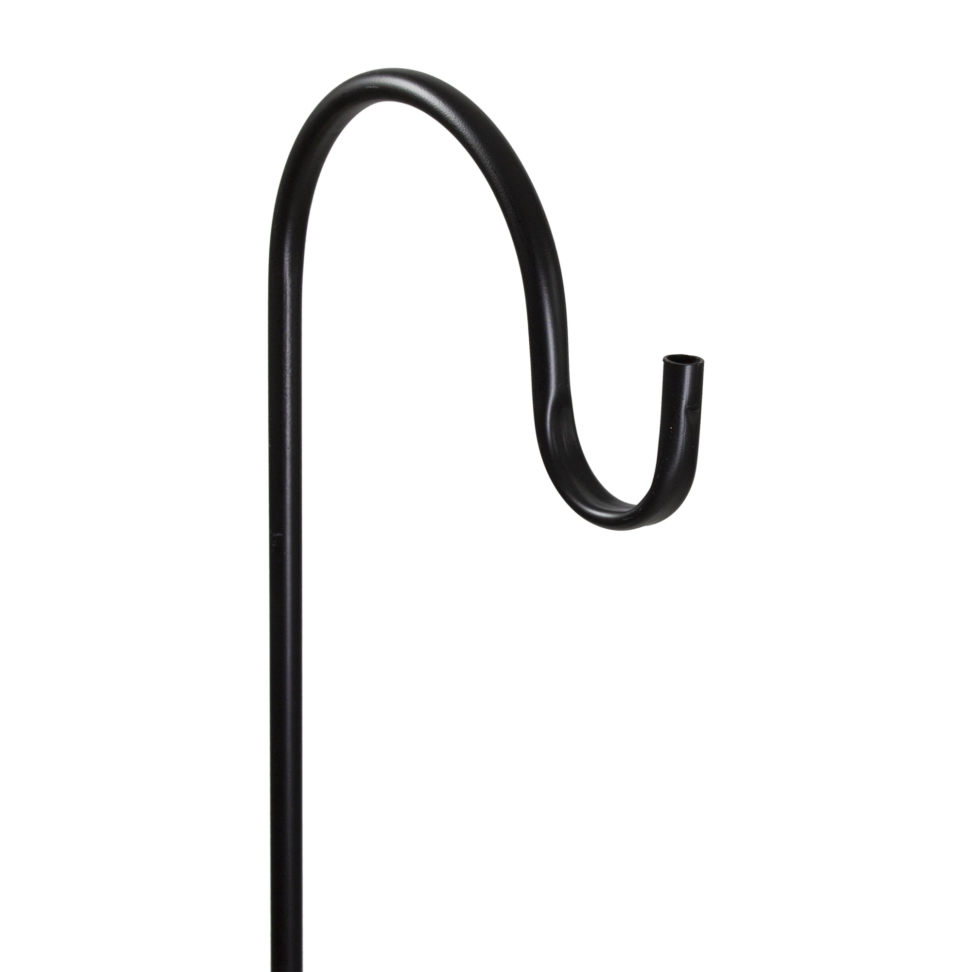 Northlight Portable Freestanding Glass Bird Bath Basin with Black Collapsible Metal Stand, Floral and Garden Style